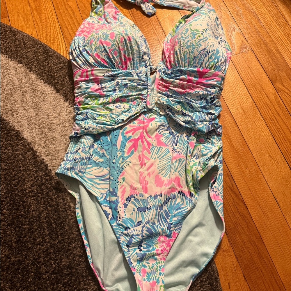 Lilly Pulitzer Multicolor Floral One Piece Swimsuit